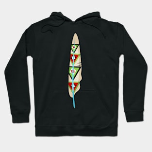 Boho Feather Hoodie